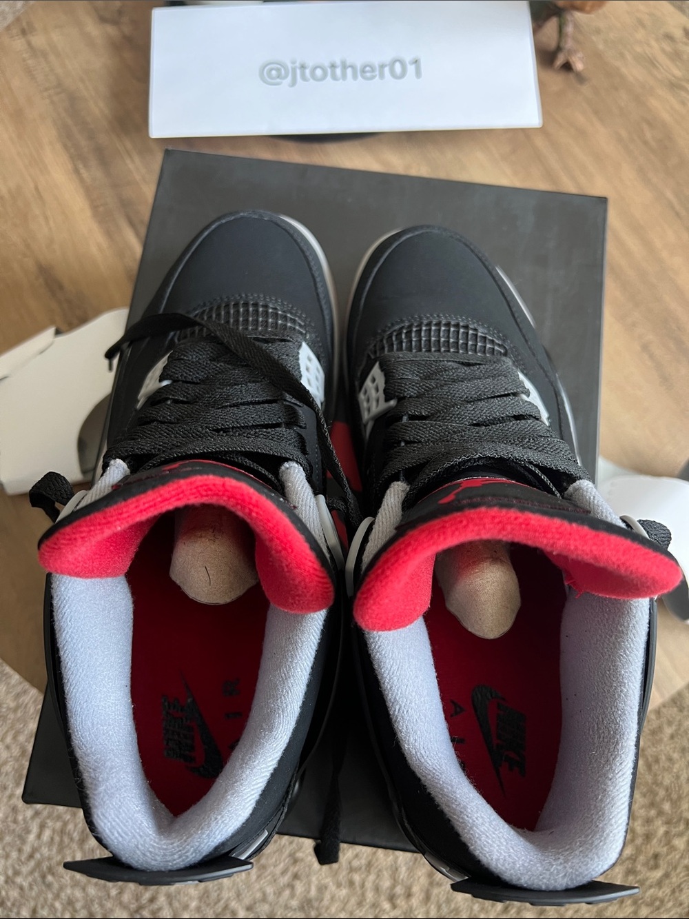 Nike Air Jordan 4 Retro “Bred” 2019 release - Picture 9 of 10